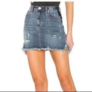 One teaspoon distressed superstar 2020 high waisted mini skirt size 23!